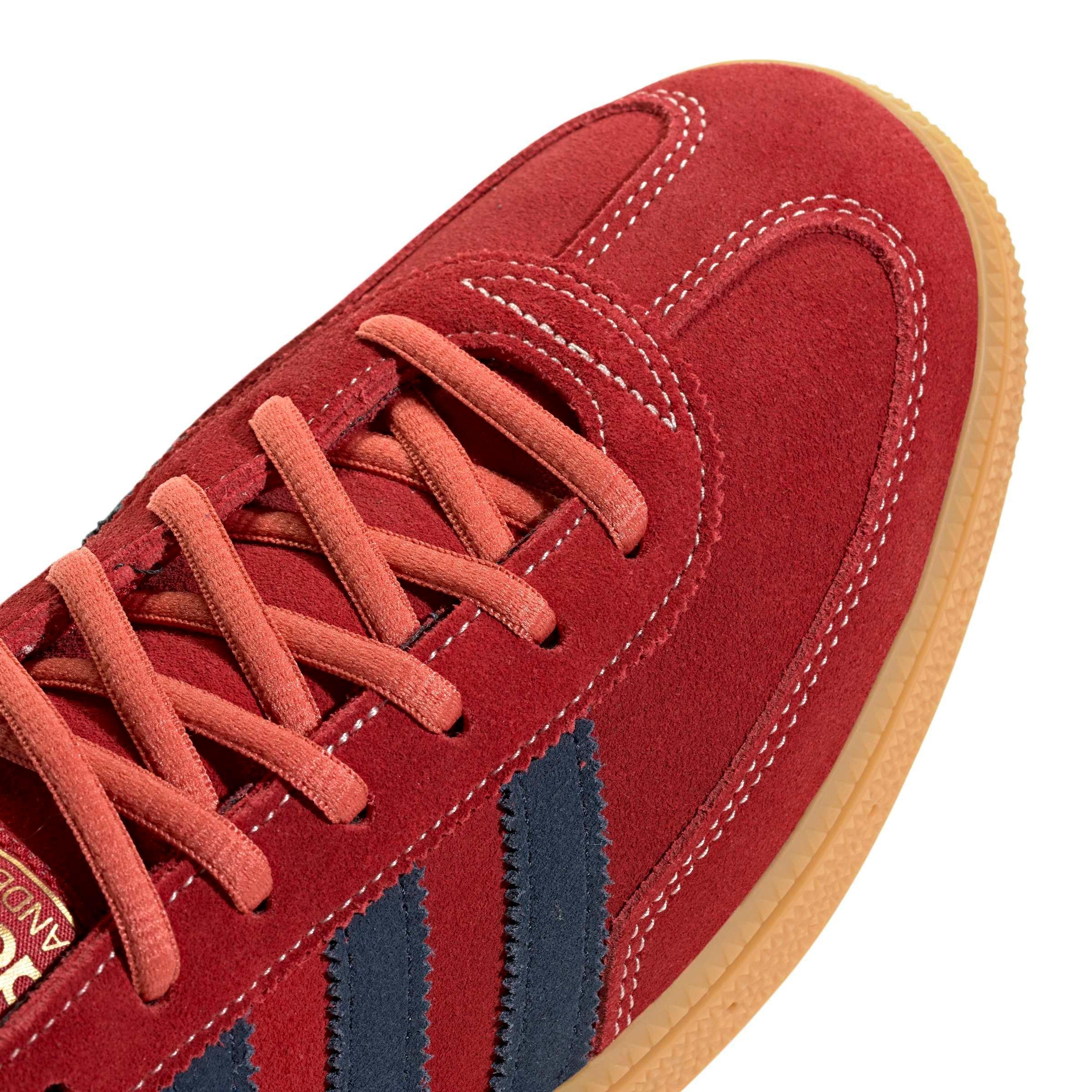 adidas Originals Handball Spezial "Team Victory Red/Night Indigo/Gum 1" Men's Shoe - RED/INDIGO/GUM
