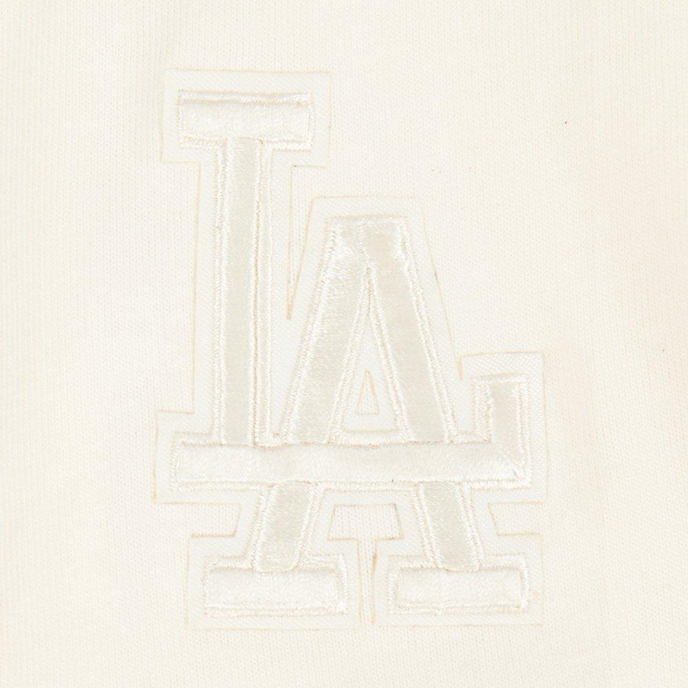 Pro Standard Big Girls' MLB Los Angeles Dodgers Neutral Short Sleeve Top - Cream - CREAM Thumbnail View 6
