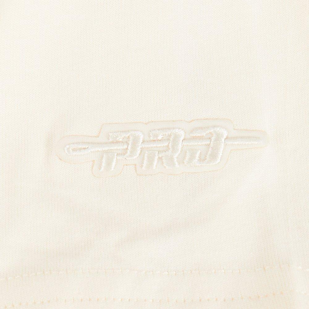 Pro Standard Big Girls' MLB Los Angeles Dodgers Neutral Short Sleeve Top - Cream - CREAM Thumbnail View 7