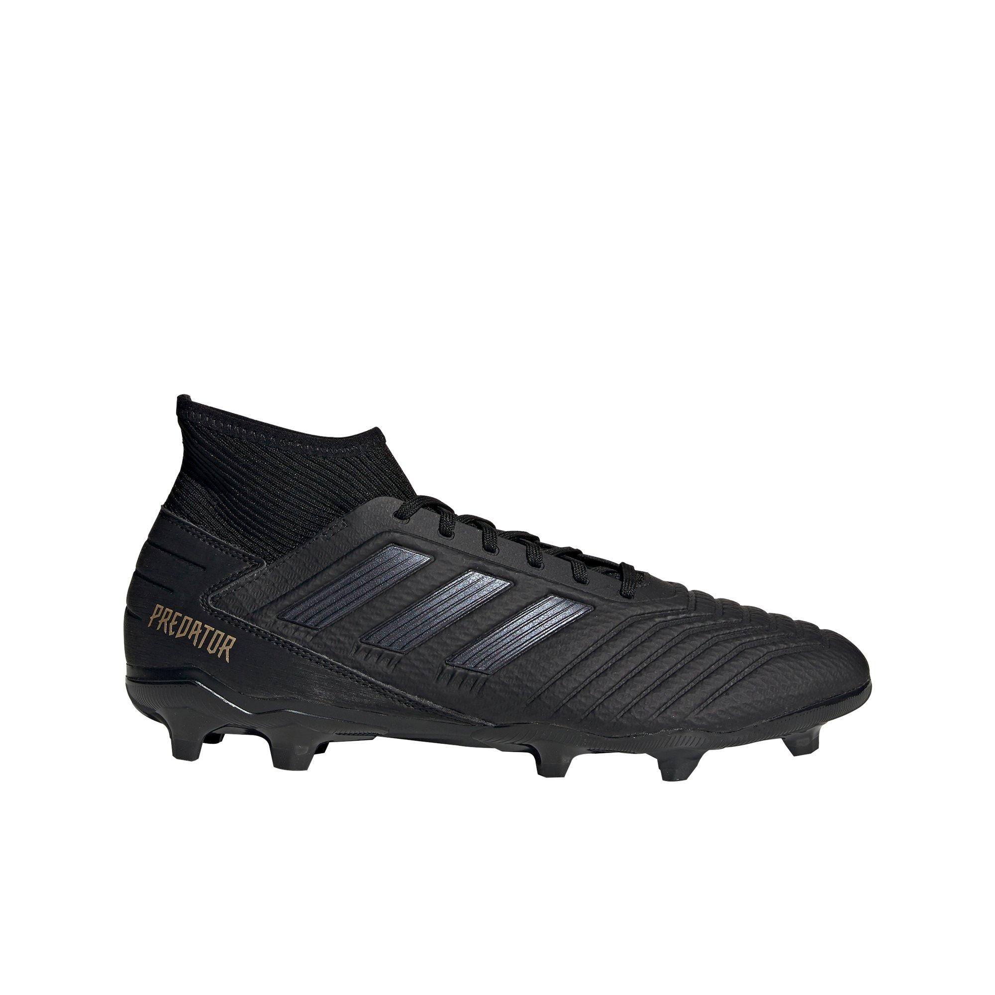 predator 19.3 firm ground cleats black