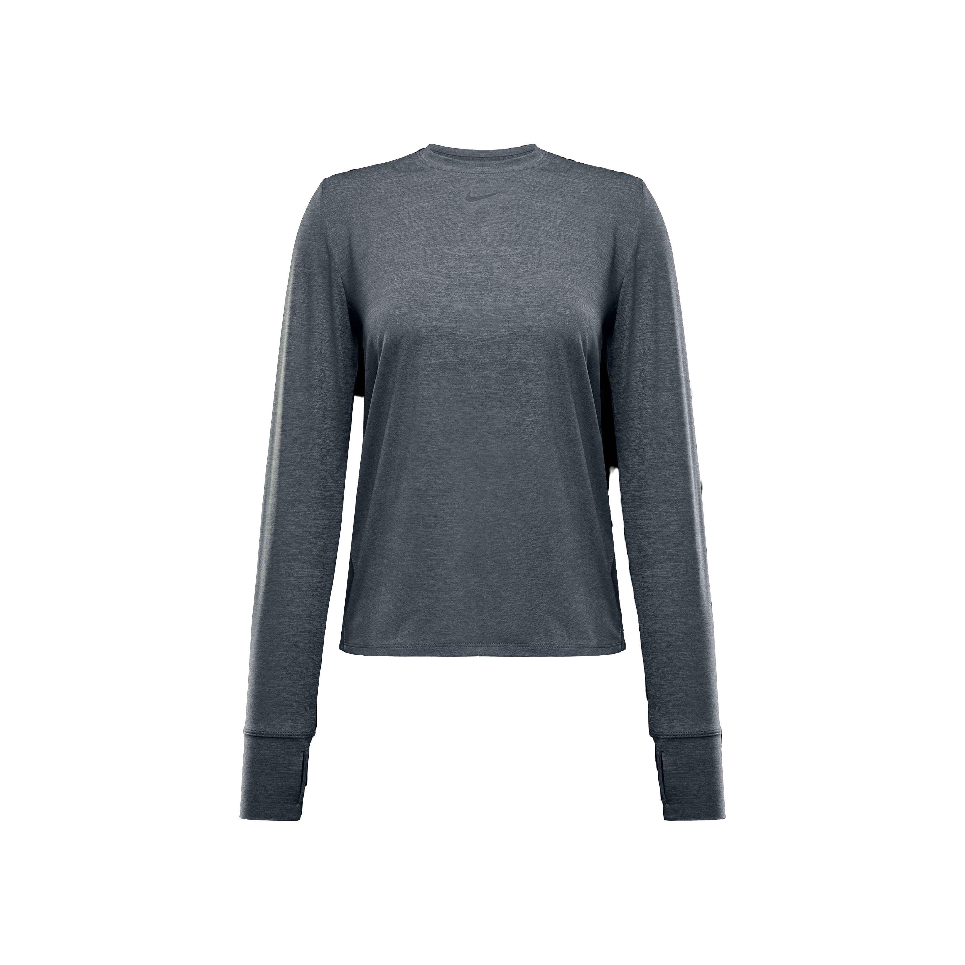 Nike One Classic Dri-FIT Long-Sleeve Women's Grey Top