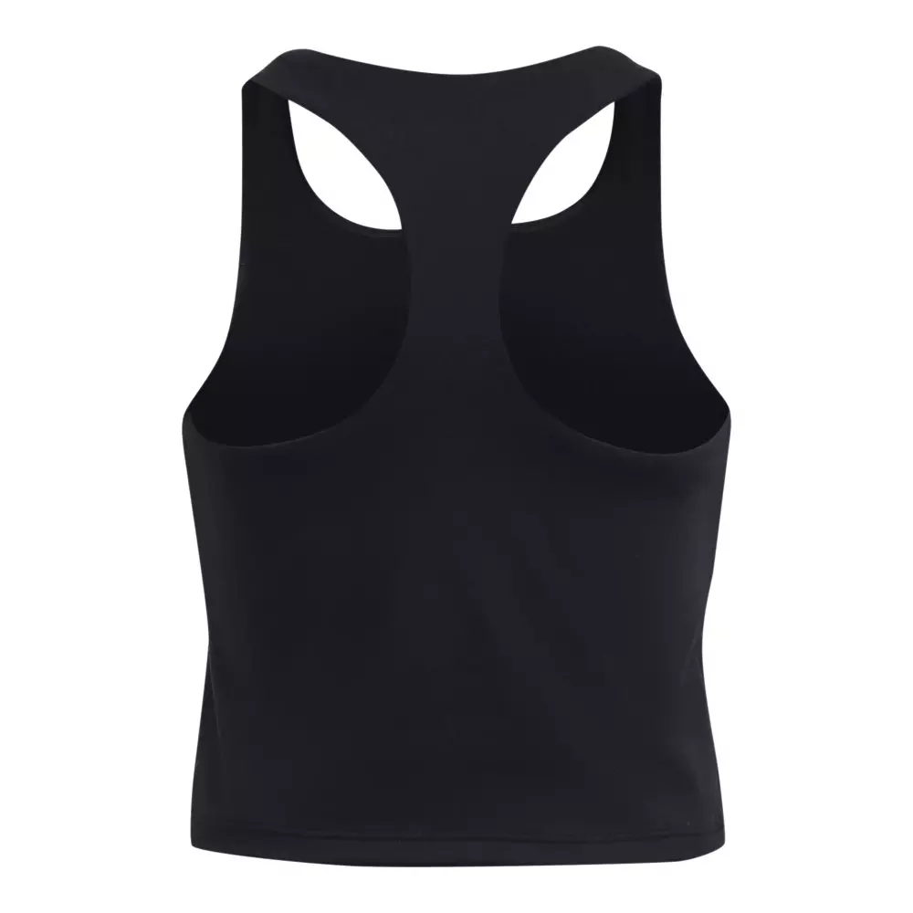 Under Armour Girls' Motion Crop Tank - Black - BLACK