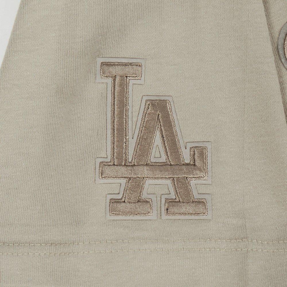 Pro Standard MLB Los Angeles Dodgers Neutral Big Girls' Khaki Short Sleeve Top