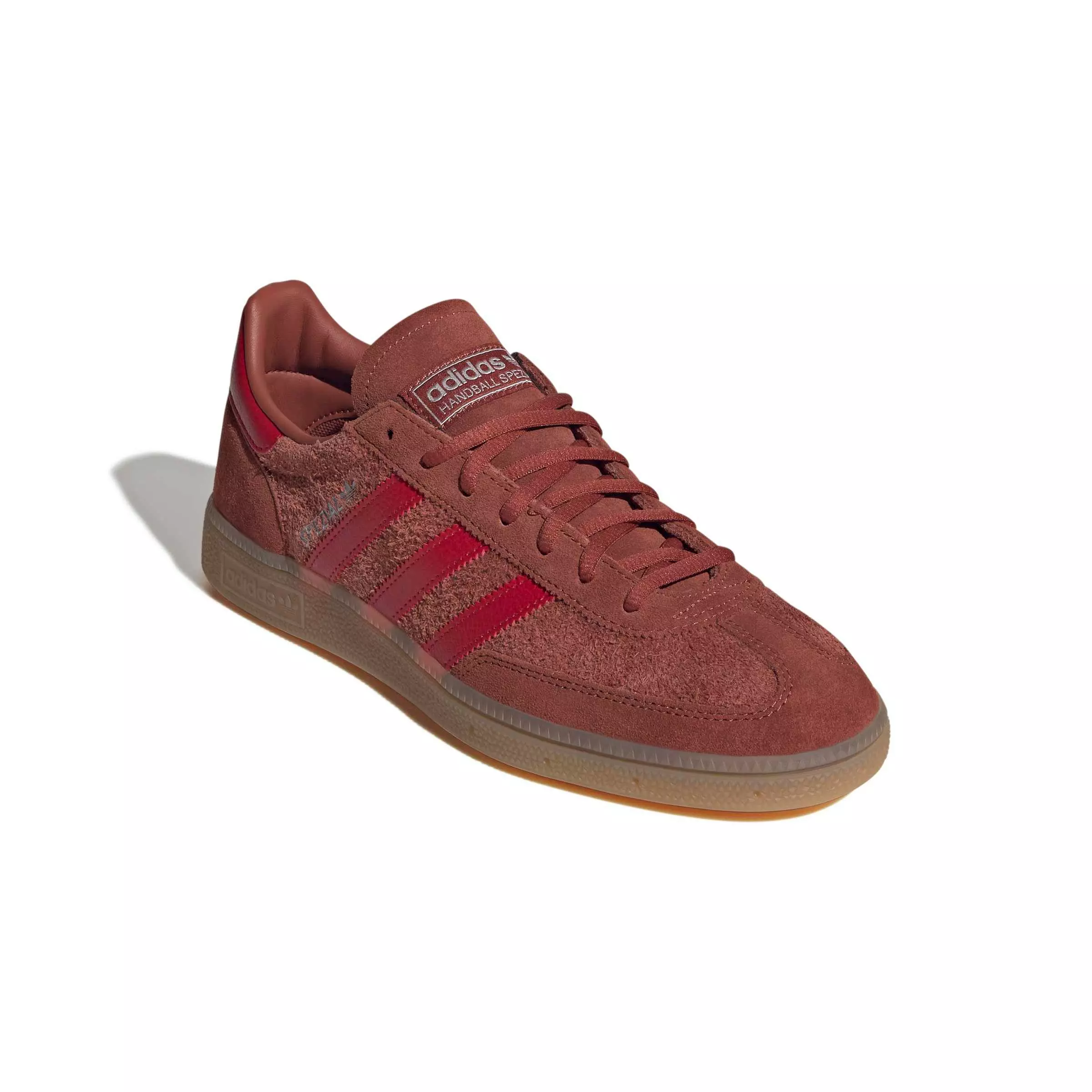 adidas Originals Handball Spezial "Burnt Sienna/Equipment Red/Gum 4" Men's Shoe - SIENNA/RED/GUM