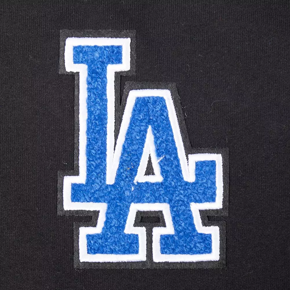 Pro Standard Big Girls' MLB Los Angeles Dodgers Classic Short Sleeve Boxy Top -Black - BLACK