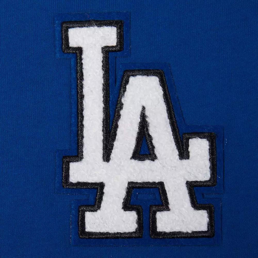 Pro Standard Big Girls' MLB Los Angeles Dodgers Classic Short Sleeve Boxy Top - Blue - BLUE