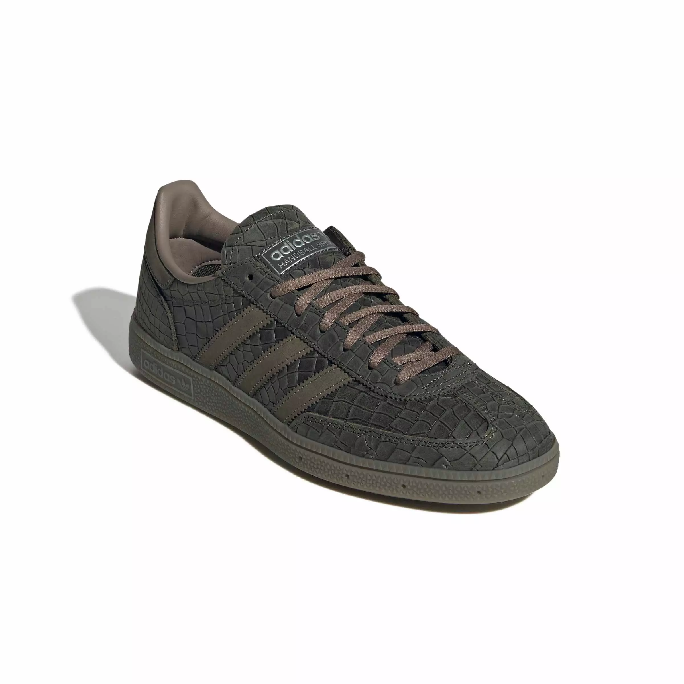 adidas Originals Handball Spezial "Night Cargo/Olive Strata/Blanch Brown" Men's Shoe - CARGO/OLIVE/BROWN