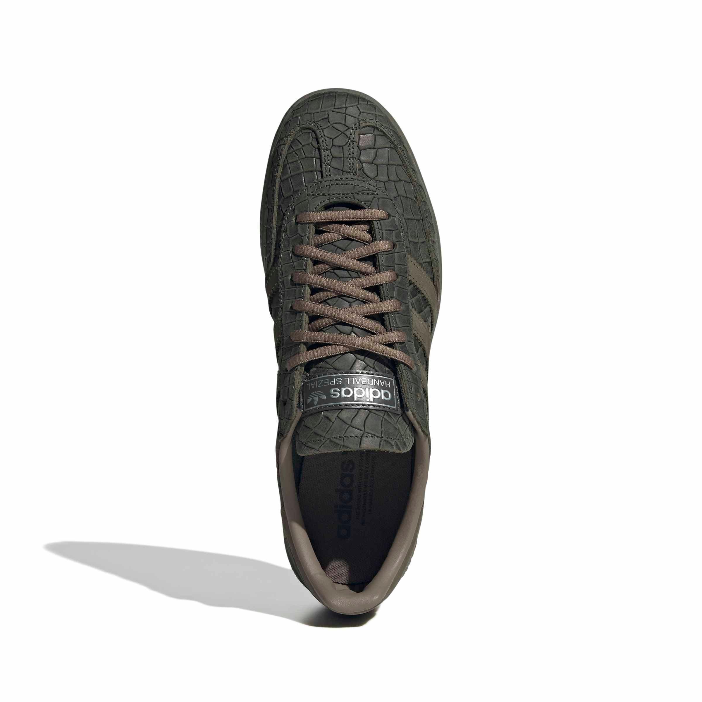 adidas Originals Handball Spezial "Night Cargo/Olive Strata/Blanch Brown" Men's Shoe - CARGO/OLIVE/BROWN