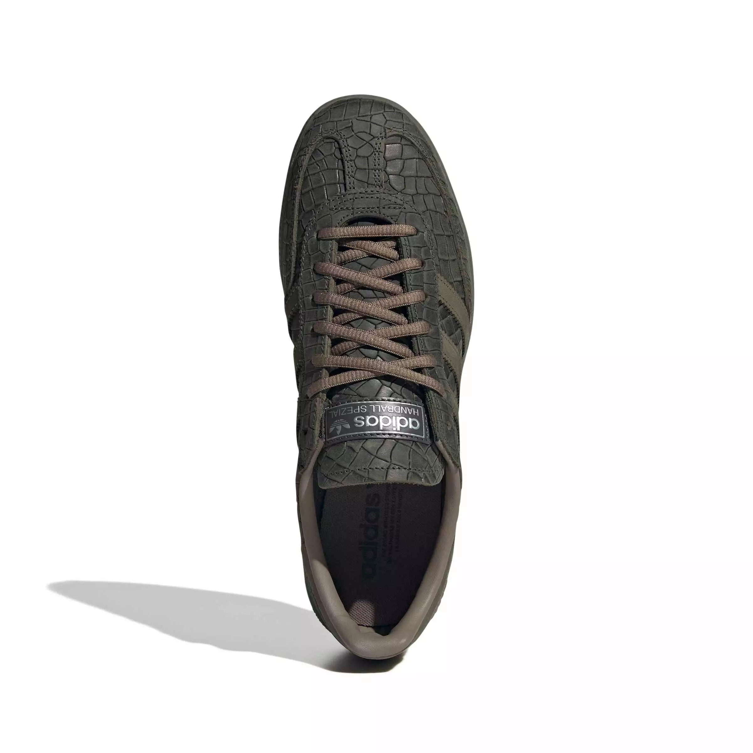 adidas Originals Handball Spezial "Night Cargo/Olive Strata/Blanch Brown" Men's Shoe - CARGO/OLIVE/BROWN