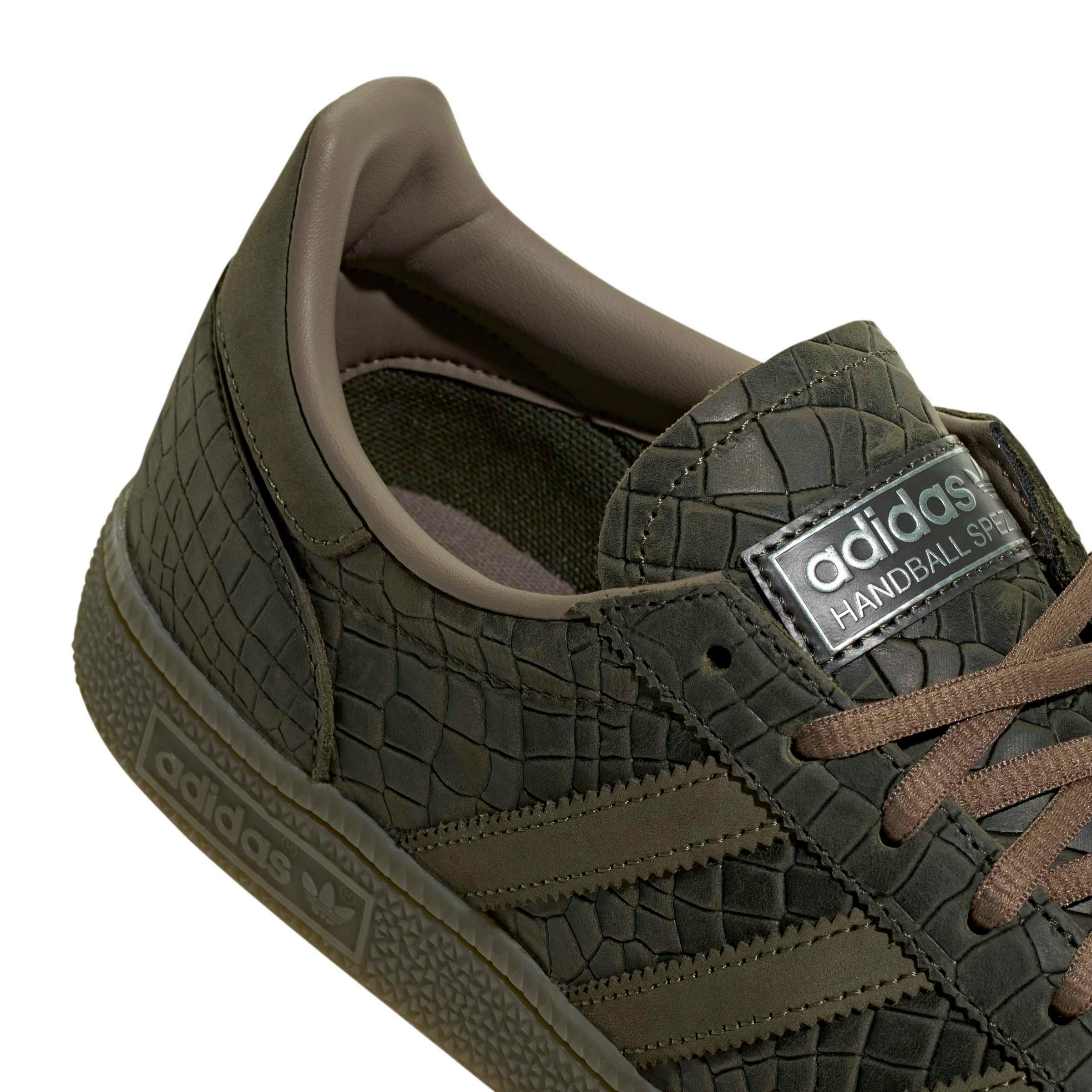 adidas Originals Handball Spezial "Night Cargo/Olive Strata/Blanch Brown" Men's Shoe - CARGO/OLIVE/BROWN