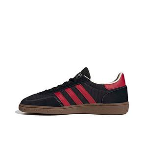 adidas Originals Handball Spezial "Core Black/Team Victory Red/Gum 5" Men's Shoe - BLACK/RED/GUM