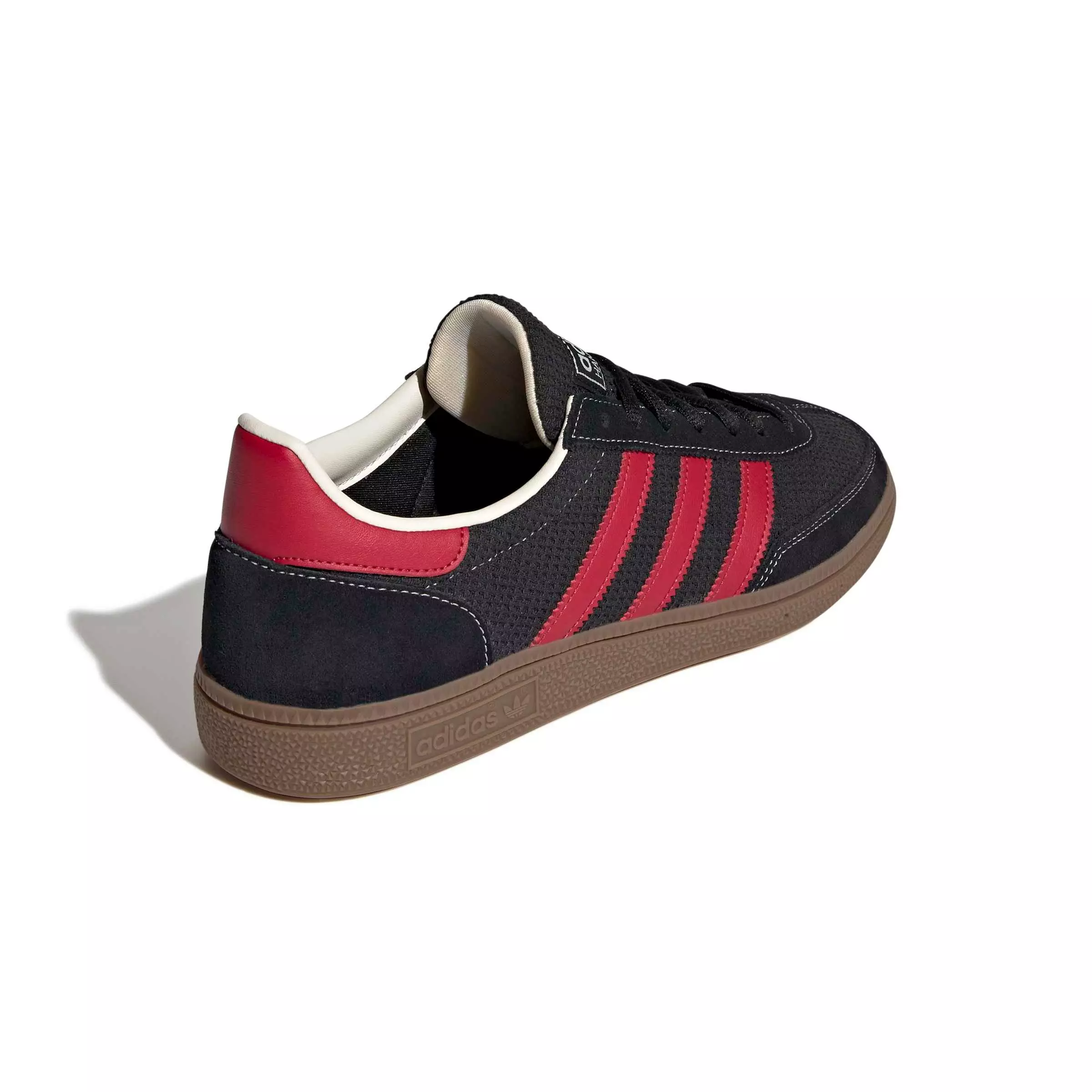 adidas Originals Handball Spezial "Core Black/Team Victory Red/Gum 5" Men's Shoe - BLACK/RED/GUM