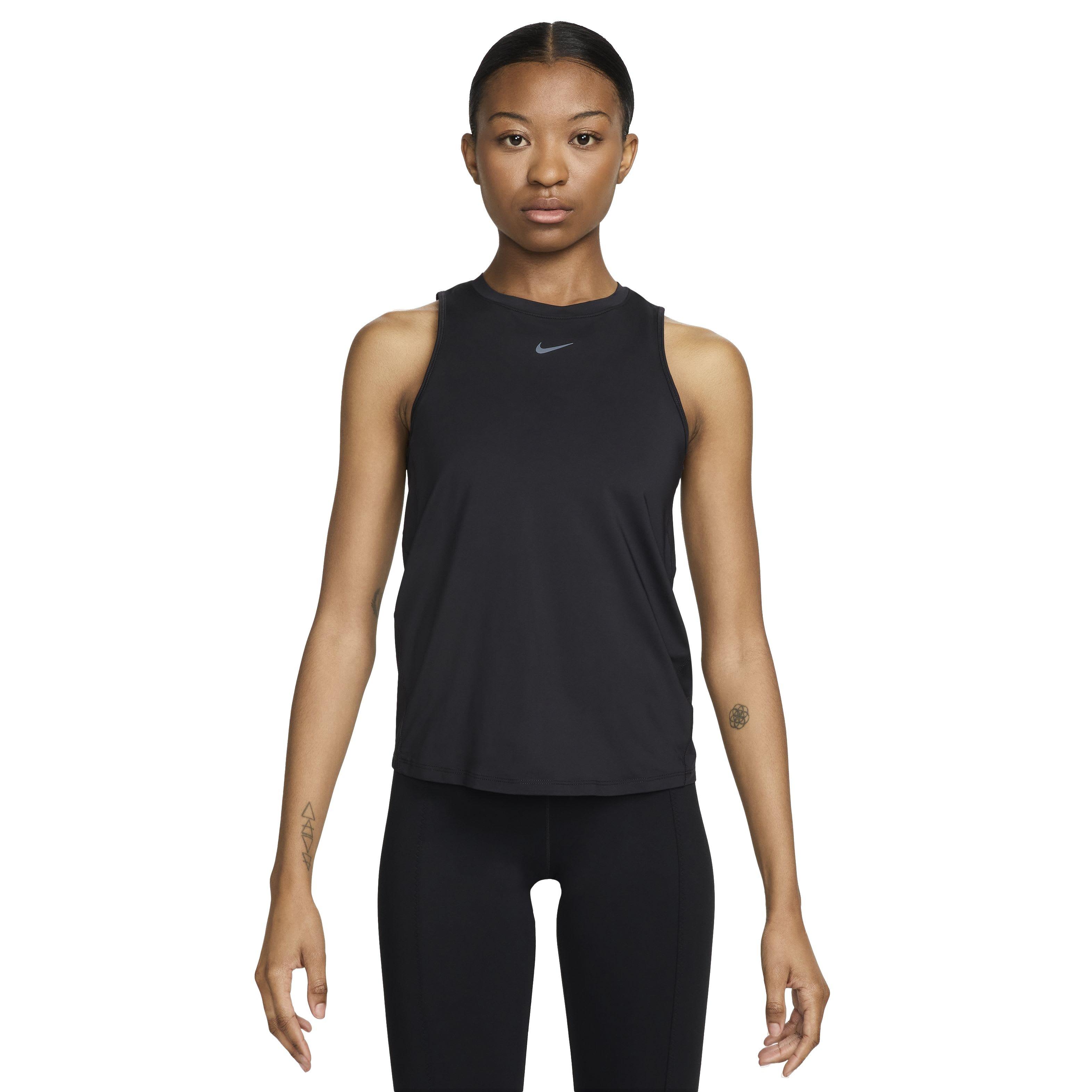 Nike Women's One Classic Dri-FIT Tank Top - Black - BLACK Thumbnail View 1