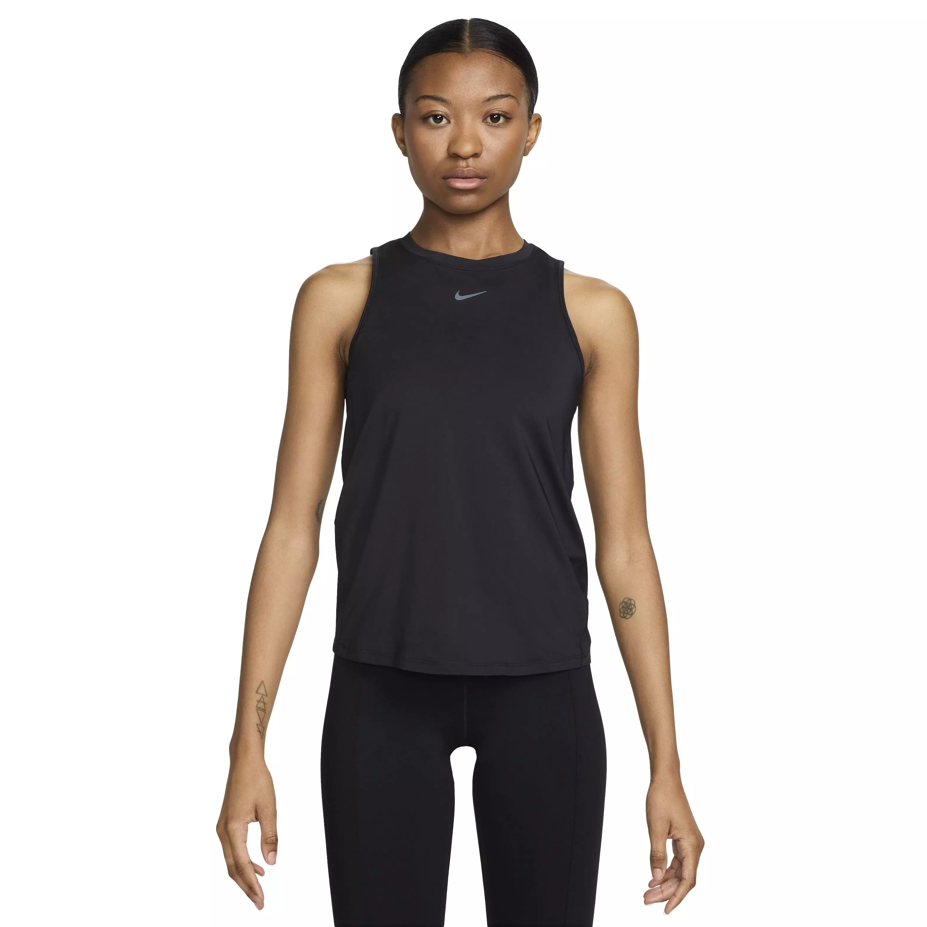Nike Women's One Classic Dri-FIT Tank Top - Midnight Black - BLACK