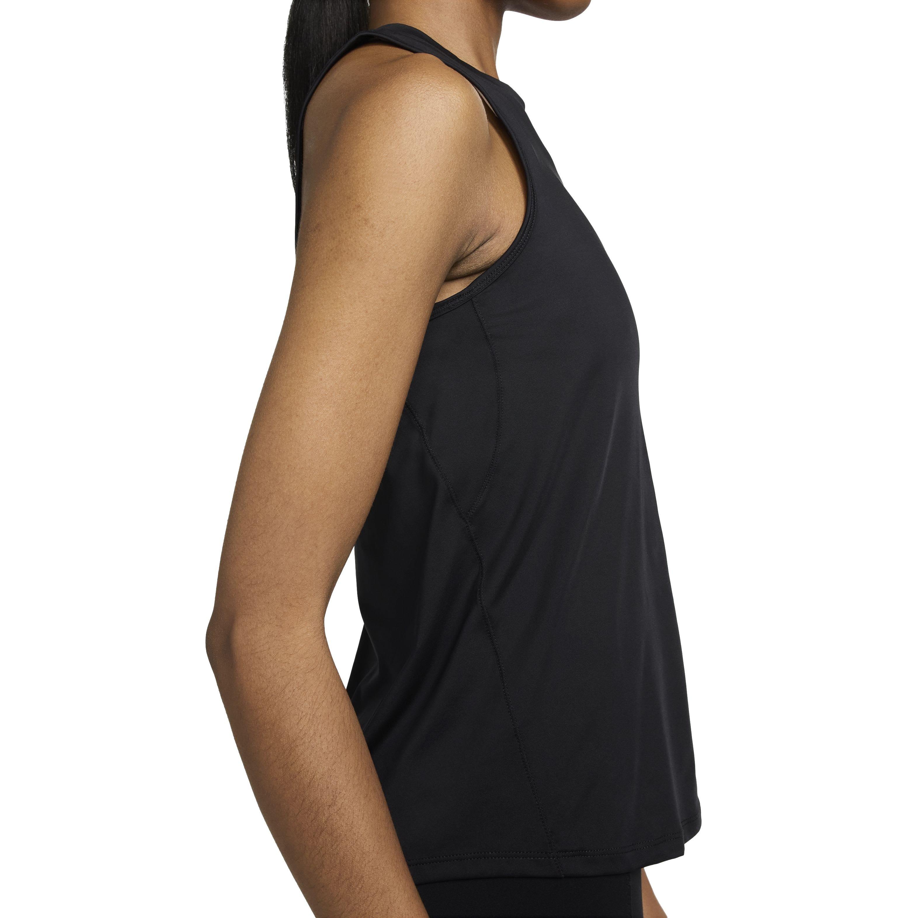 ナイキ Nike オンe クラシック Dri-FIT Tank Top レディース シャツ トップス Black/Black Nike Women's One Classic Dri-FIT Cropped Tank Top