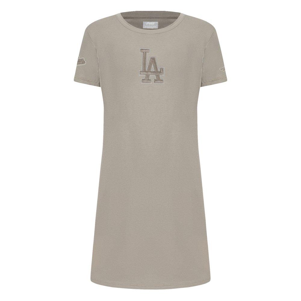 Pro Standard Big Girls' MLB Los Angeles Dodgers Neutral Top Dress - Khaki - KHAKI Thumbnail View 1