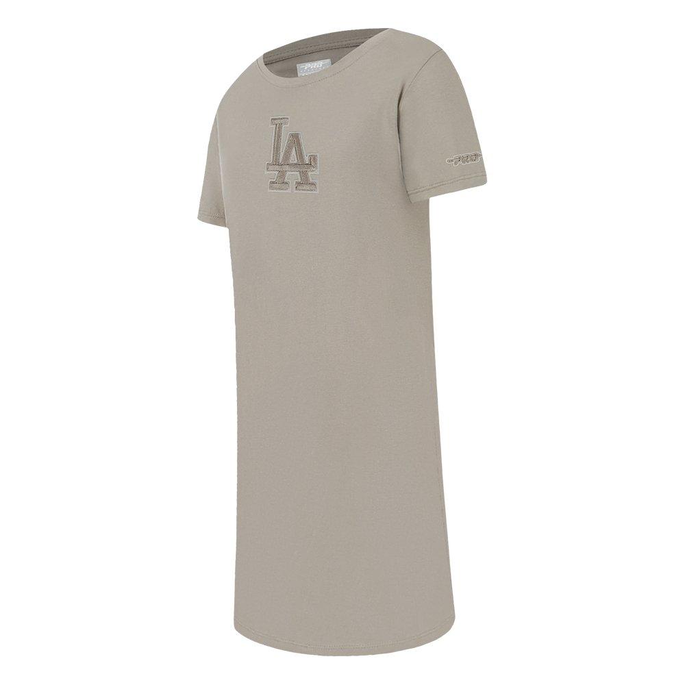Pro Standard Big Girls' MLB Los Angeles Dodgers Neutral Top Dress - Khaki - KHAKI Thumbnail View 3