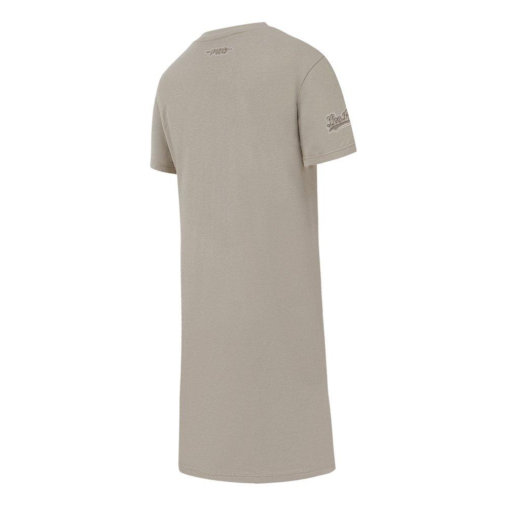 Pro Standard Big Girls' MLB Los Angeles Dodgers Neutral Top Dress - Khaki - KHAKI Thumbnail View 4