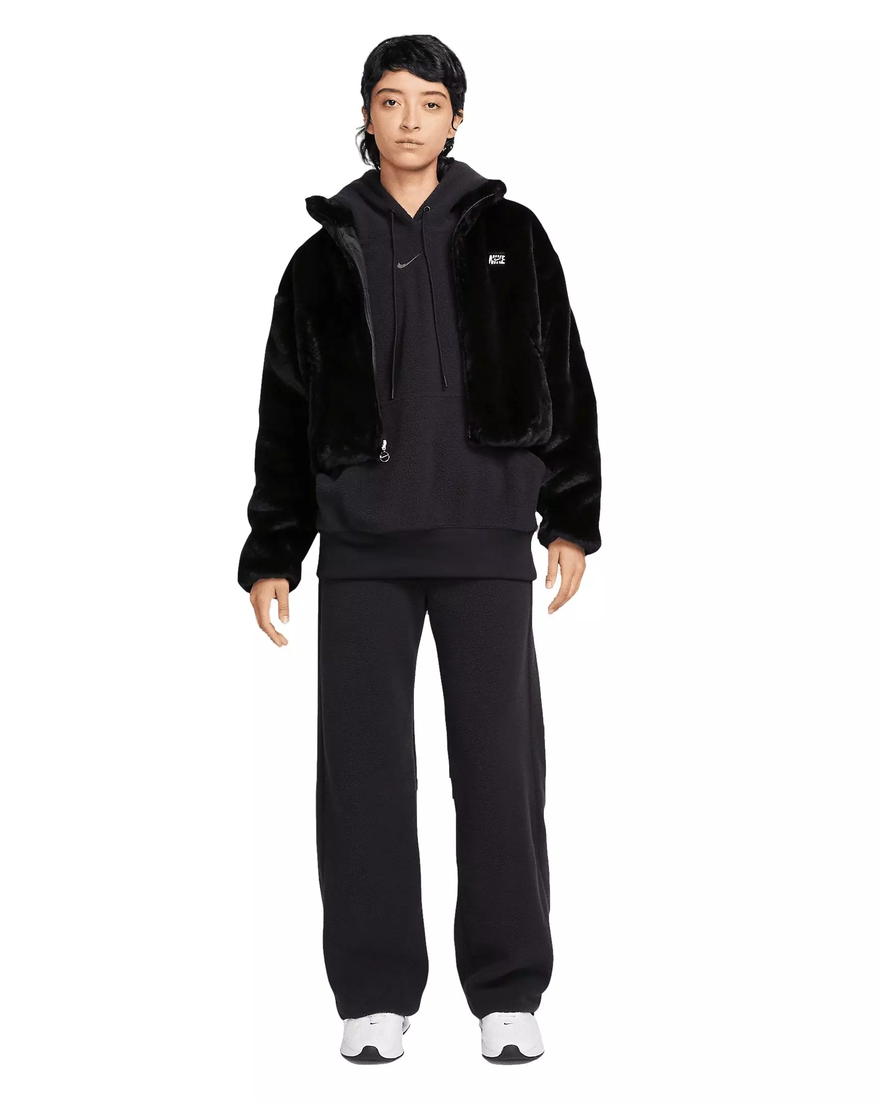 Nike Women's Sportswear Plush Pant - BLACK