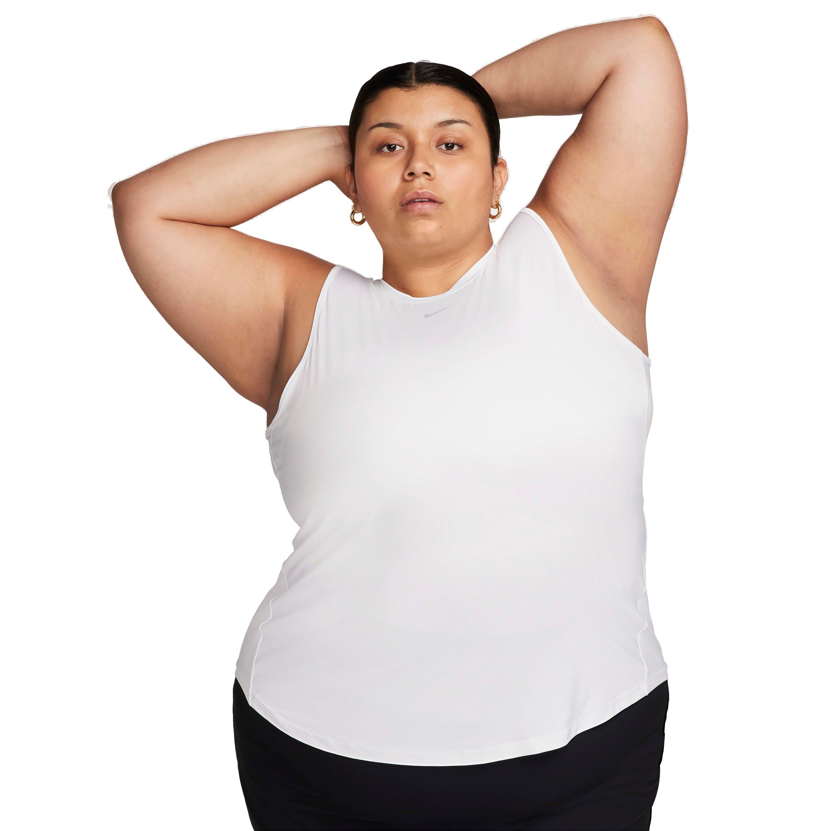 Nike Women's One Classic Dri-FIT Tank - White - WHITE Thumbnail View 1