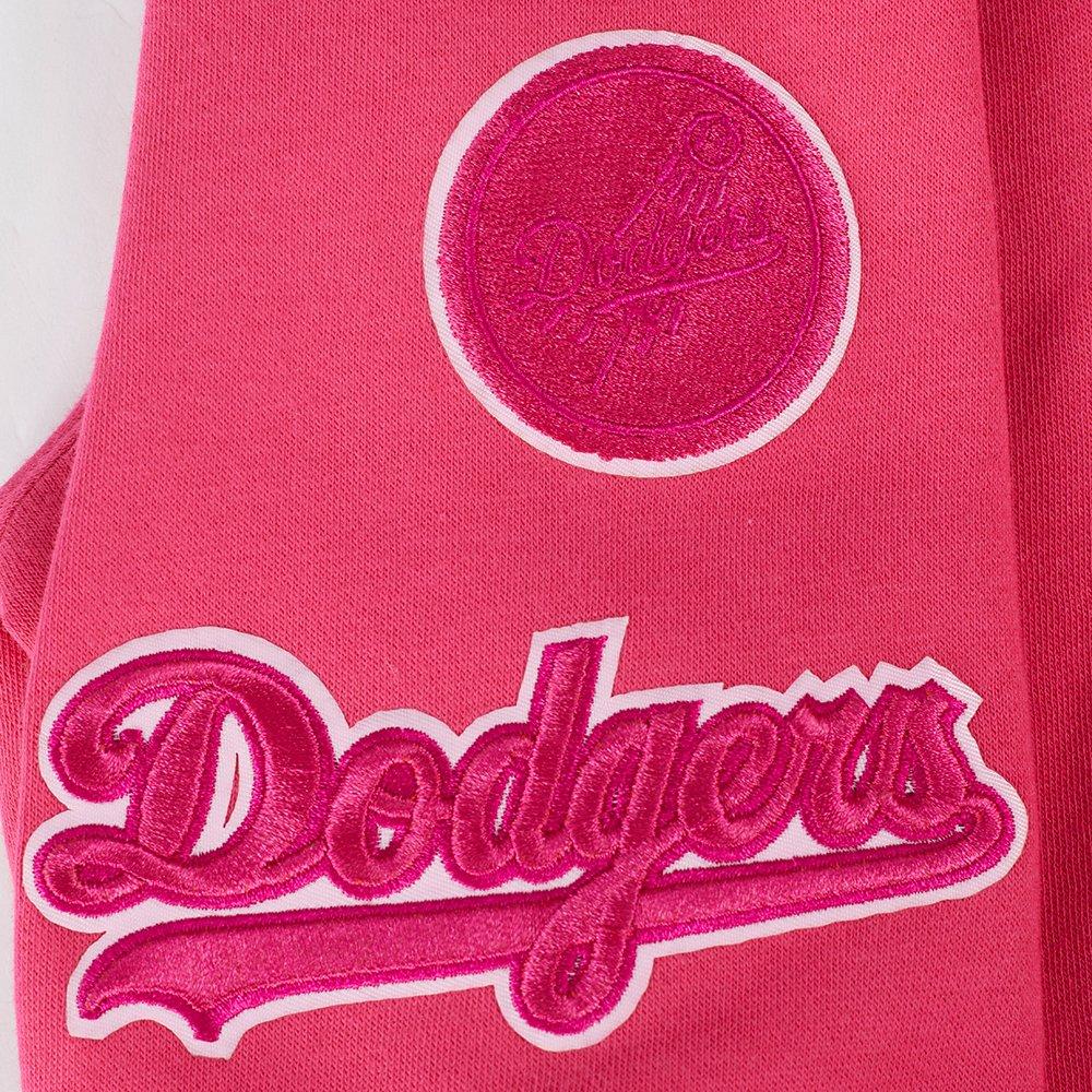 Pro Standard MLB Los Angeles Dodgers Triple Pink Big Girls' Fleece PO Hoodie