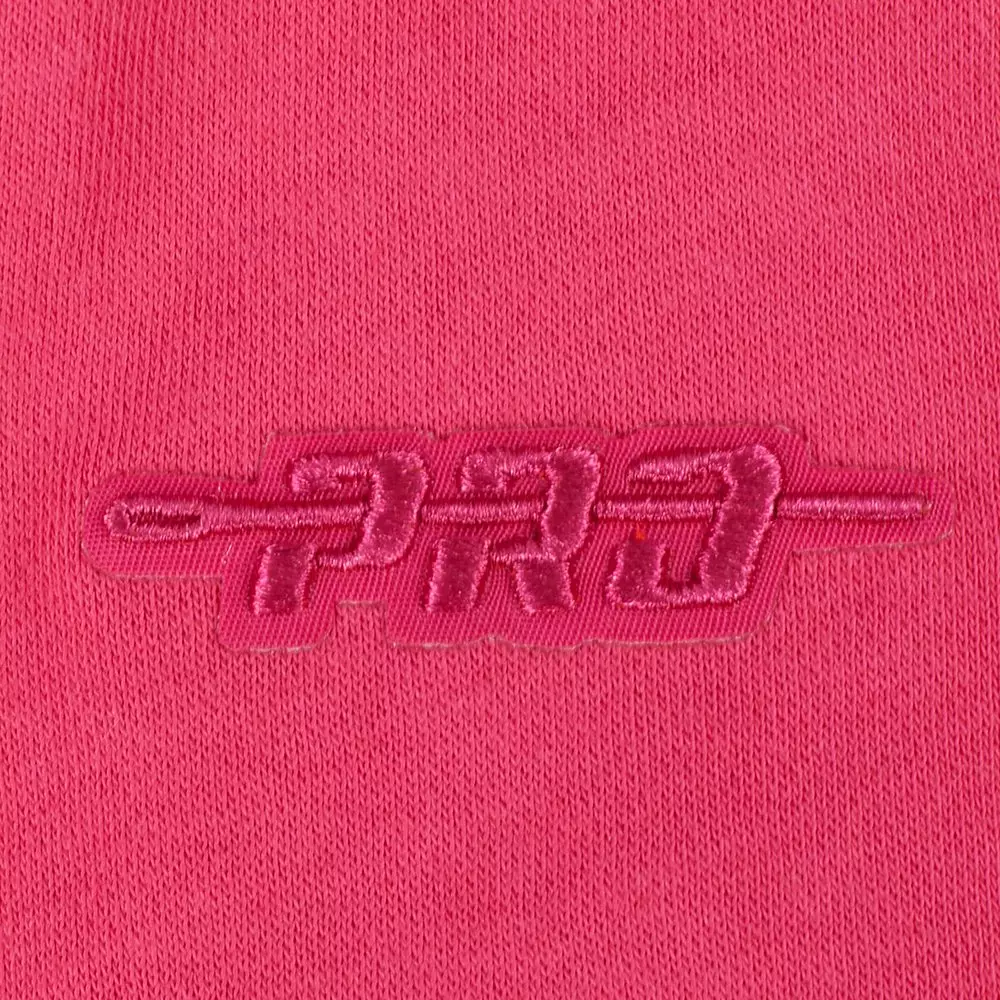 Pro Standard Big Girls' MLB Los Angeles Dodgers Triple Pink Fleece Po Hoodie - PINK