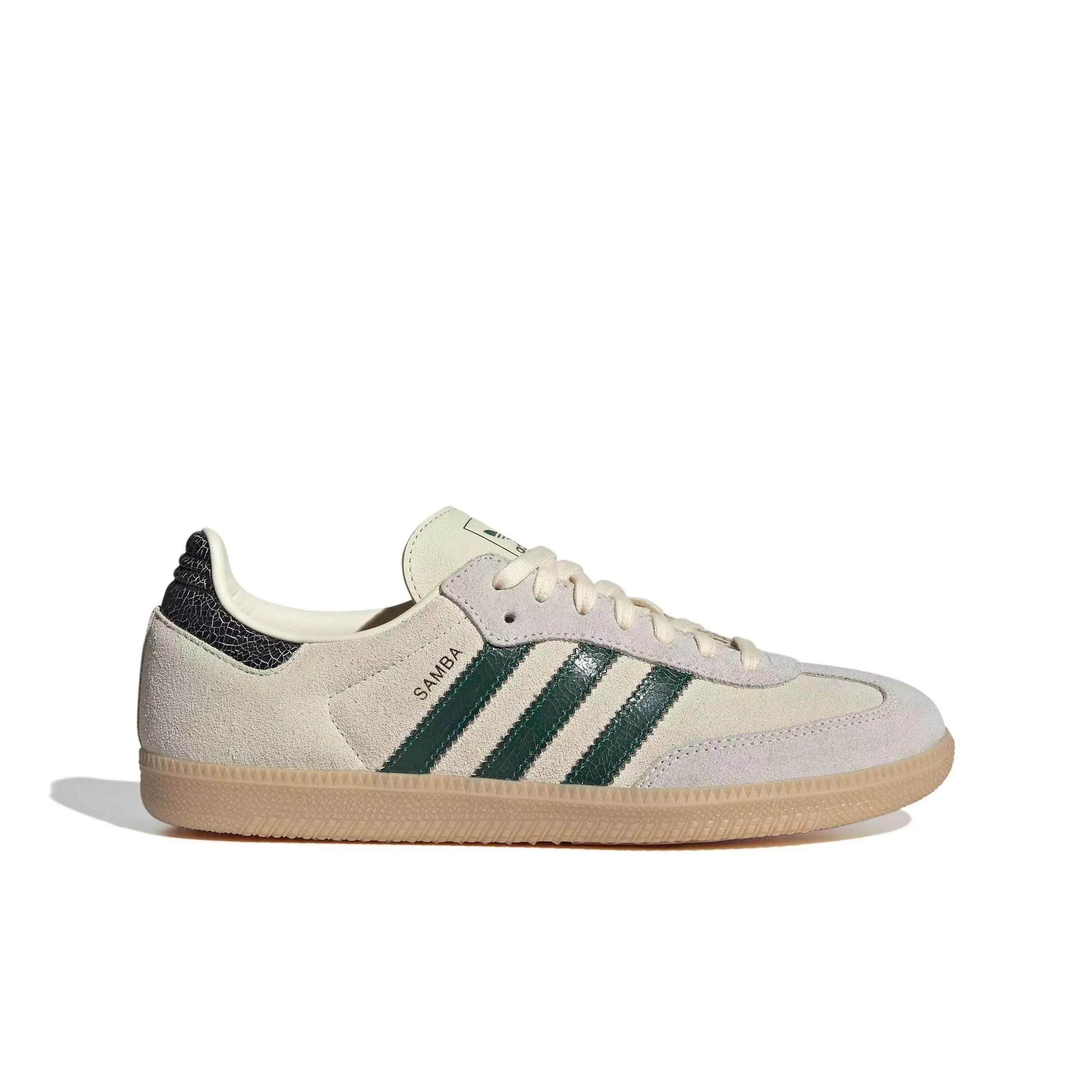 adidas Originals Samba OG "Cream White/Collegiate Green/Magic Beige" Men's Shoe - CREAM/GREEN/BEIGE