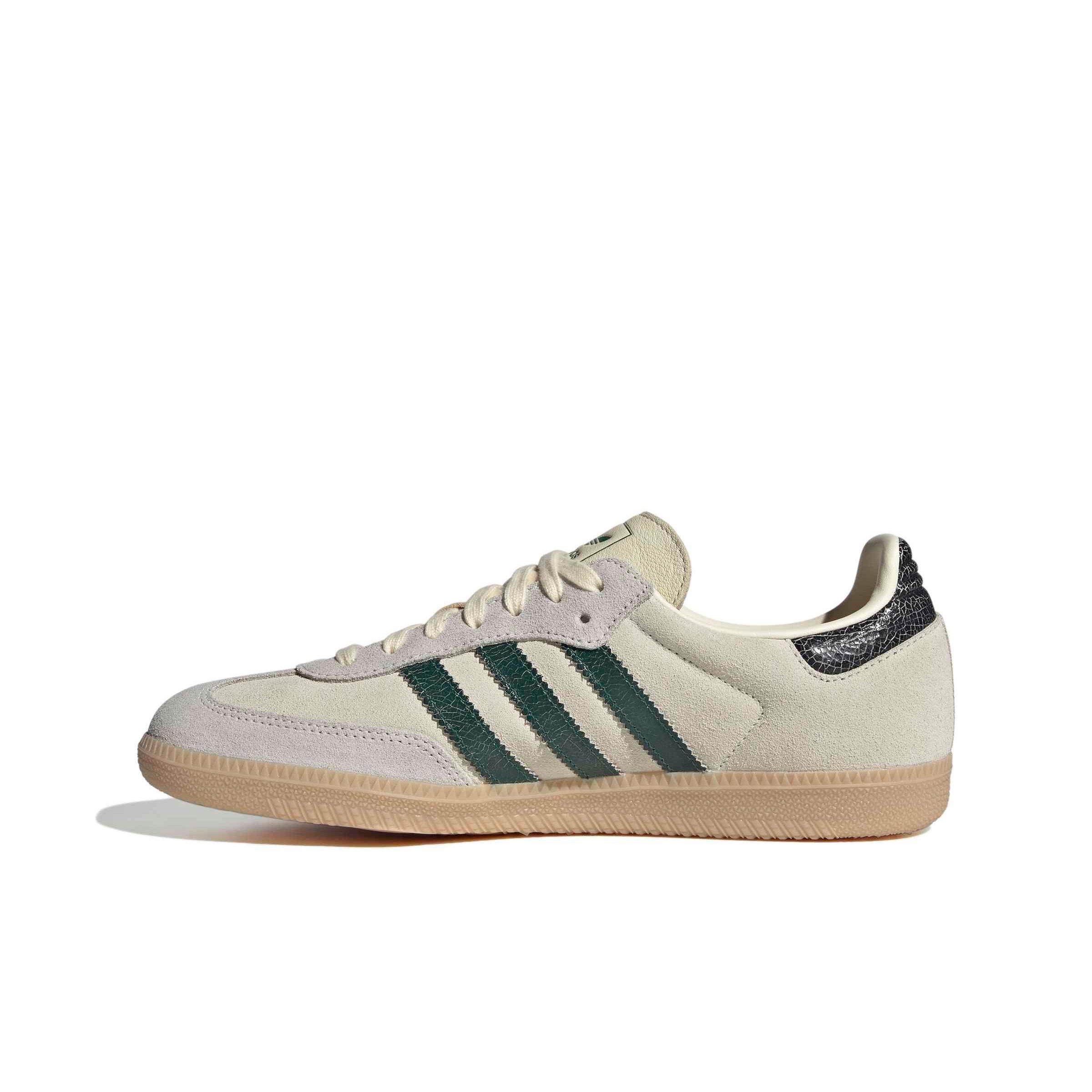 adidas Originals Samba OG "Cream White/Collegiate Green/Magic Beige" Men's Shoe - CREAM/GREEN/BEIGE
