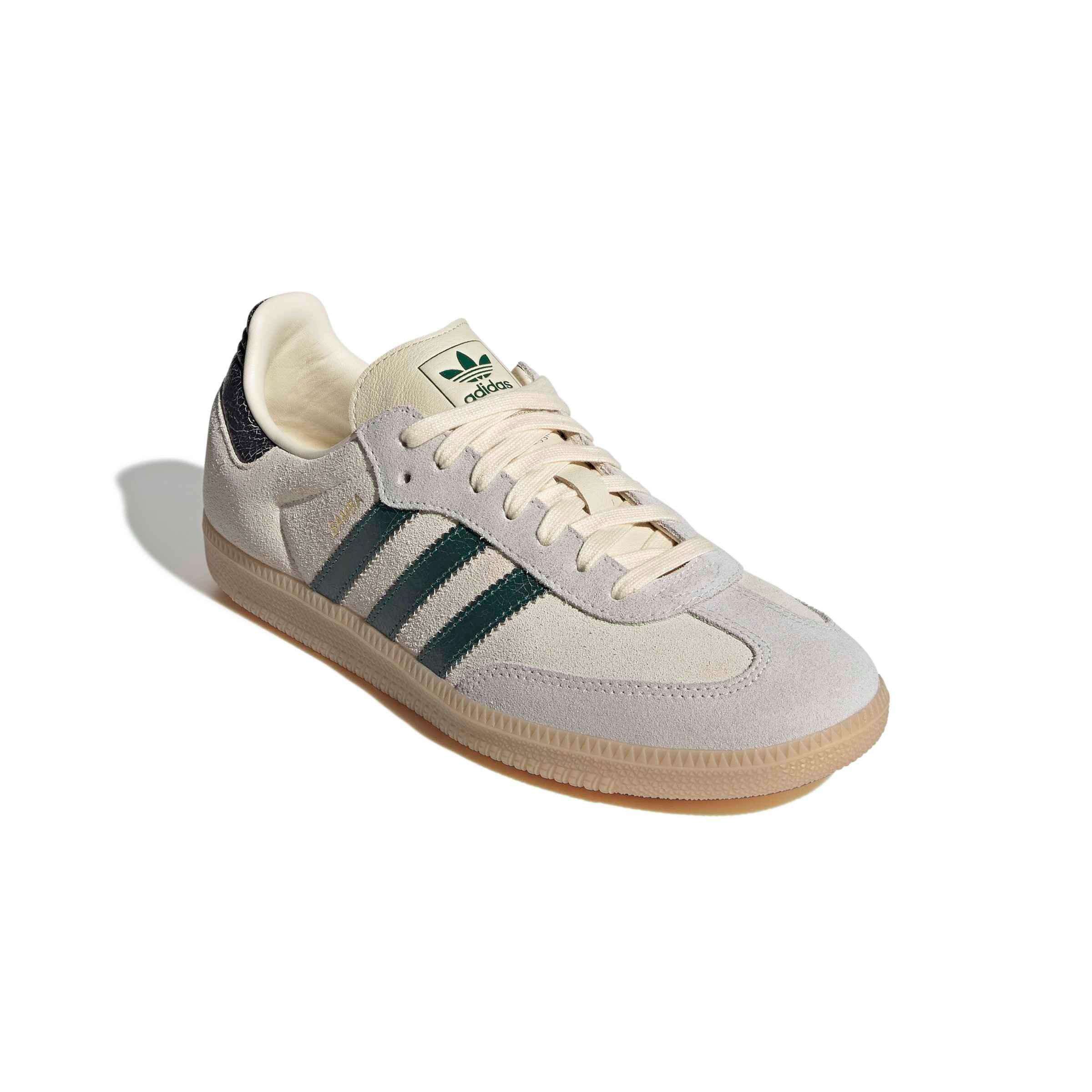 adidas Originals Samba OG "Cream White/Collegiate Green/Magic Beige" Men's Shoe - CREAM/GREEN/BEIGE