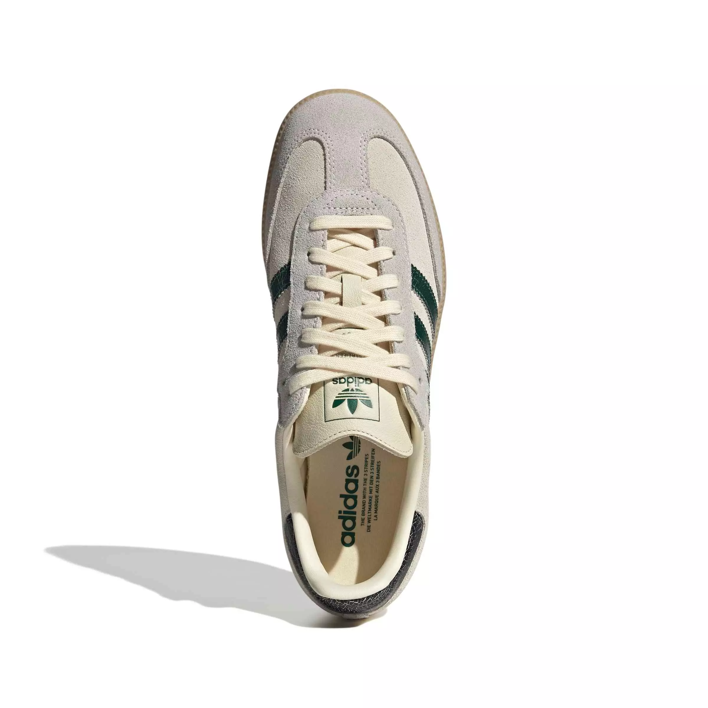 adidas Originals Samba OG "Cream White/Collegiate Green/Magic Beige" Men's Shoe - CREAM/GREEN/BEIGE