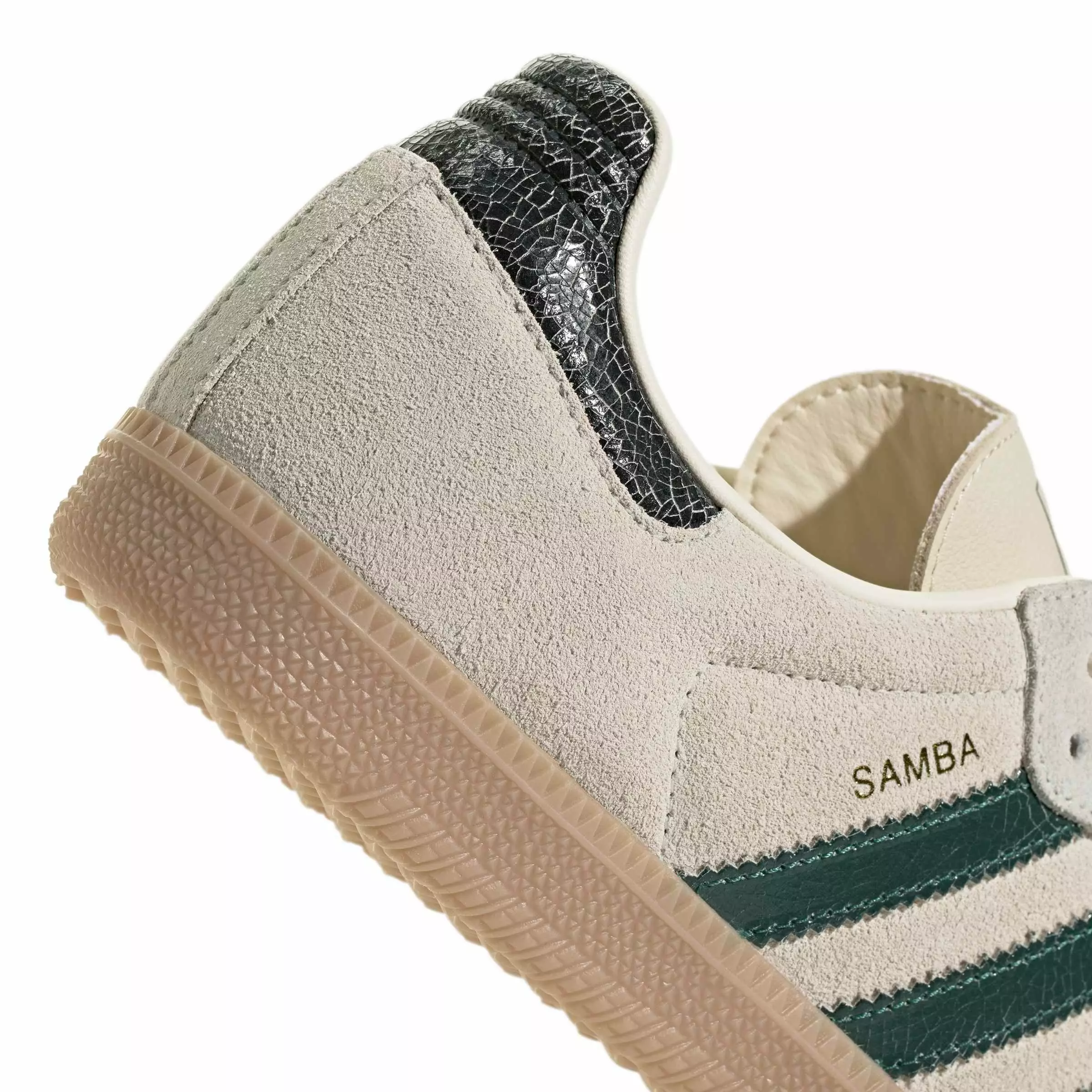 adidas Originals Samba OG "Cream White/Collegiate Green/Magic Beige" Men's Shoe - CREAM/GREEN/BEIGE