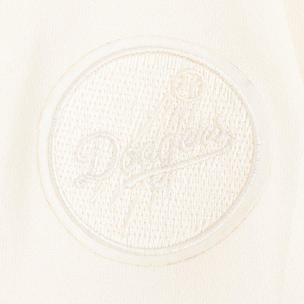 Pro Standard MLB Los Angeles Dodgers Big Girls' Cream Fleece Crewneck