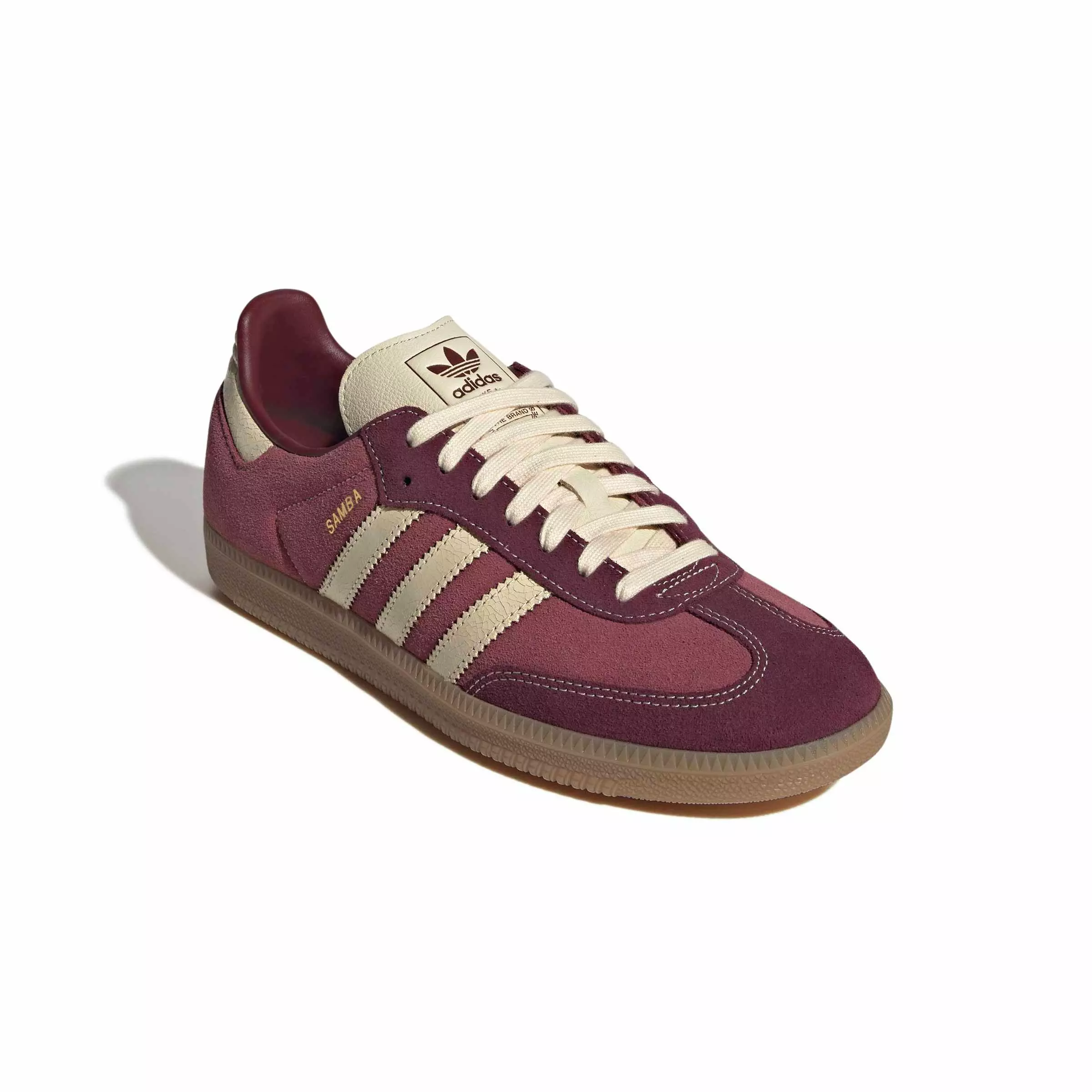 adidas Originals Samba OG "Shadow Red/Warm Vanilla/Gum 4" Men's Shoe - RED/VANILLA/GUM