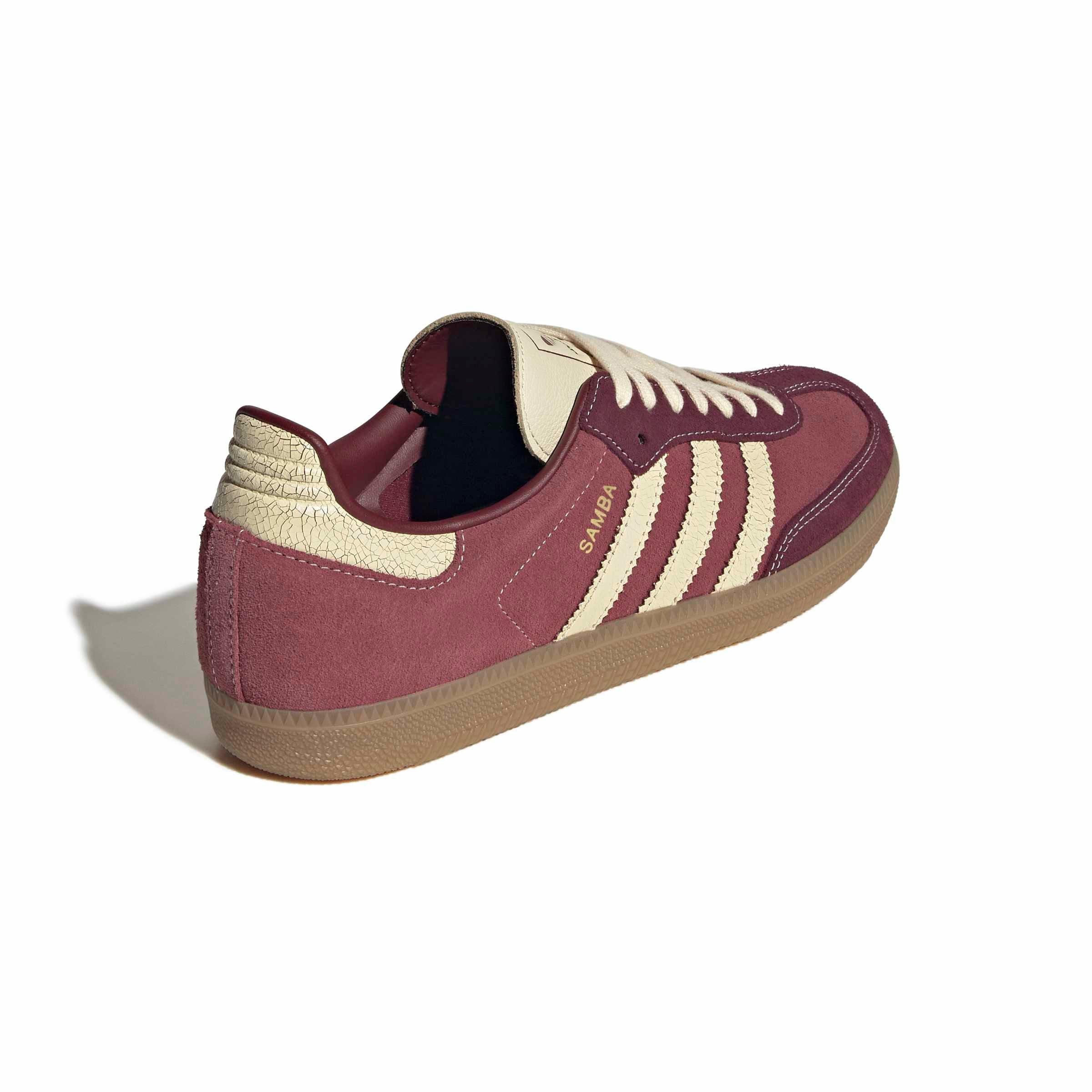 adidas Originals Samba OG "Shadow Red/Warm Vanilla/Gum 4" Men's Shoe - RED/VANILLA/GUM