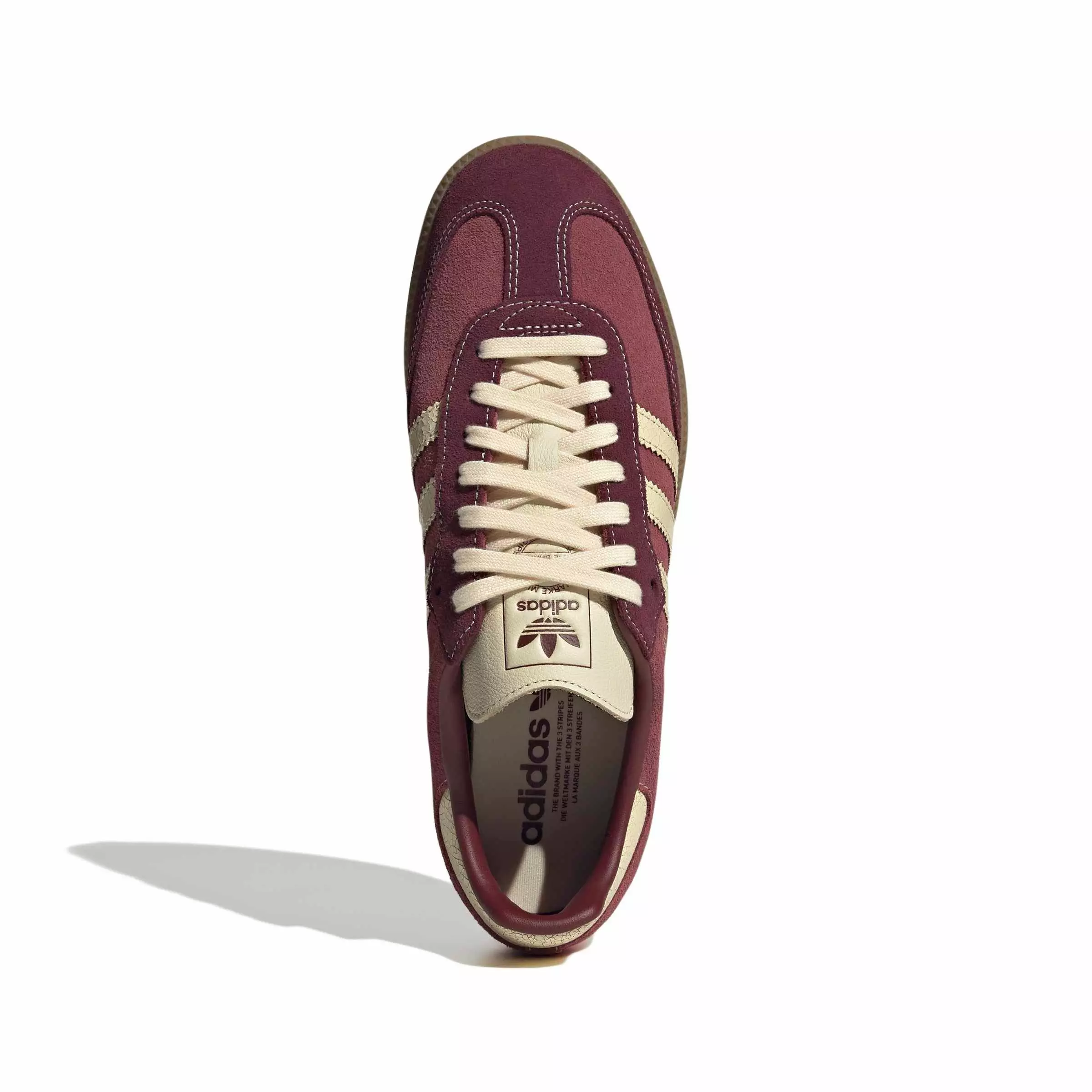adidas Originals Samba OG "Shadow Red/Warm Vanilla/Gum 4" Men's Shoe - RED/VANILLA/GUM