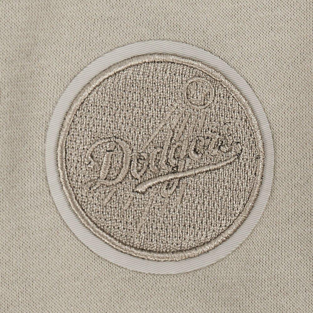 Pro Standard Big Girls' MLB Los Angeles Dodgers Fleece Crewneck - Khaki - KHAKI Thumbnail View 7