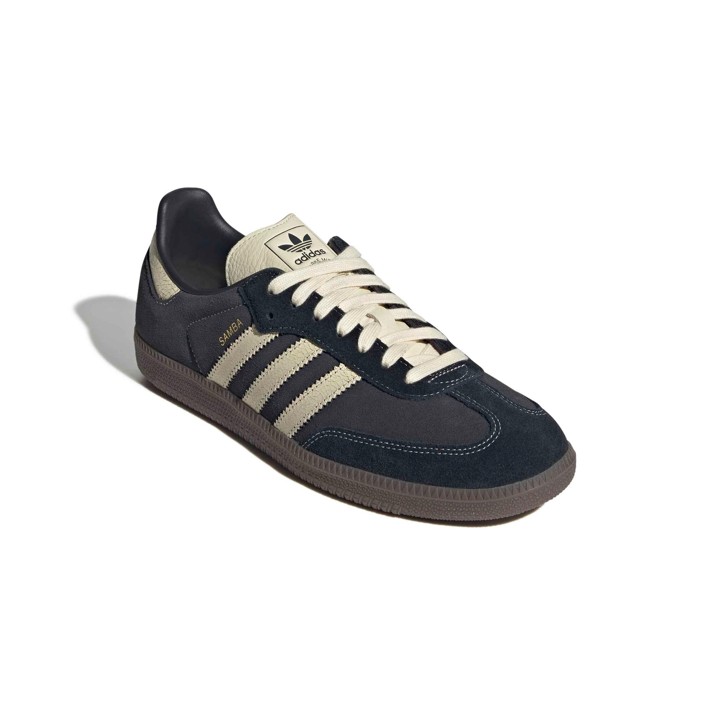 adidas Originals Samba OG "Carbon/Warm Vanilla/Gum 5" Men's Shoe - CARBON/VANILLA/GUM