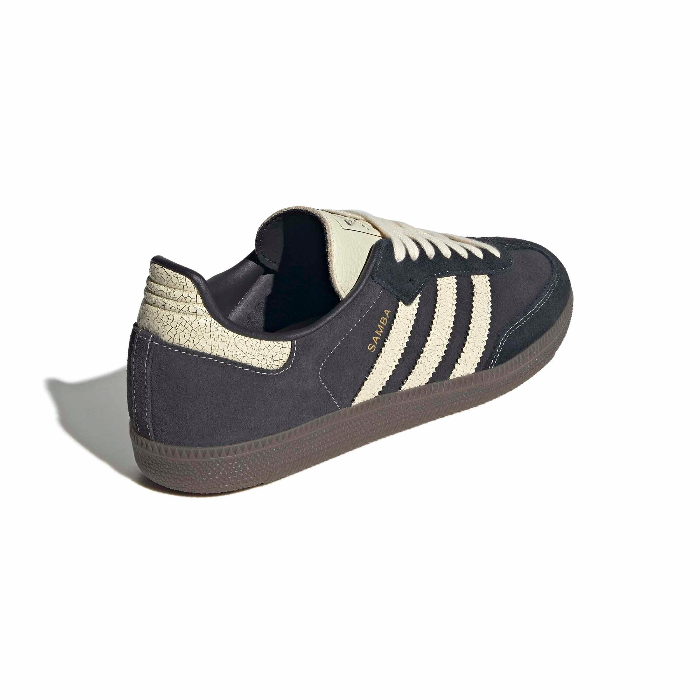 adidas Originals Samba OG "Carbon/Warm Vanilla/Gum 5" Men's Shoe - CARBON/VANILLA/GUM