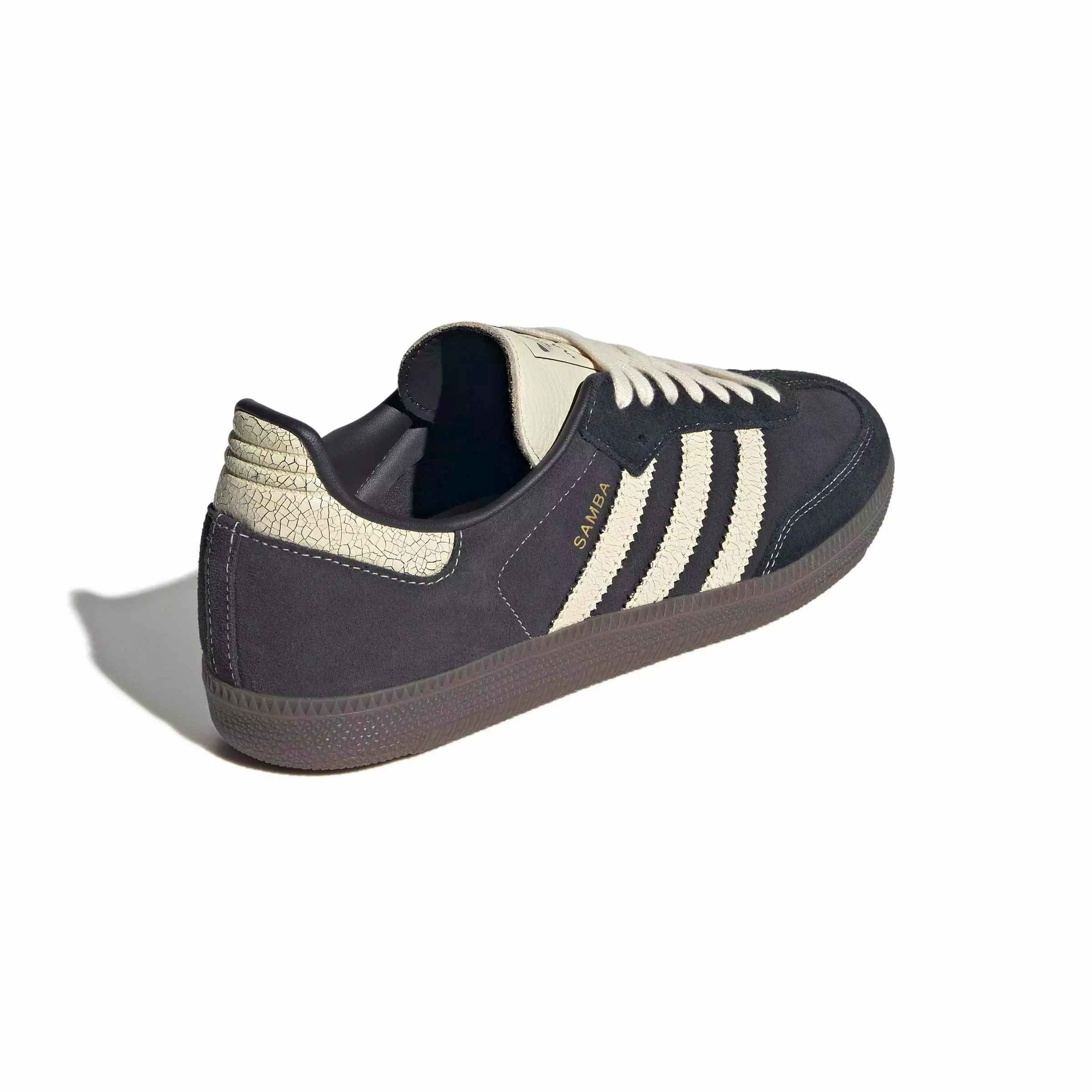 adidas Originals Samba OG "Carbon/Warm Vanilla/Gum 5" Men's Shoe - CARBON/VANILLA/GUM