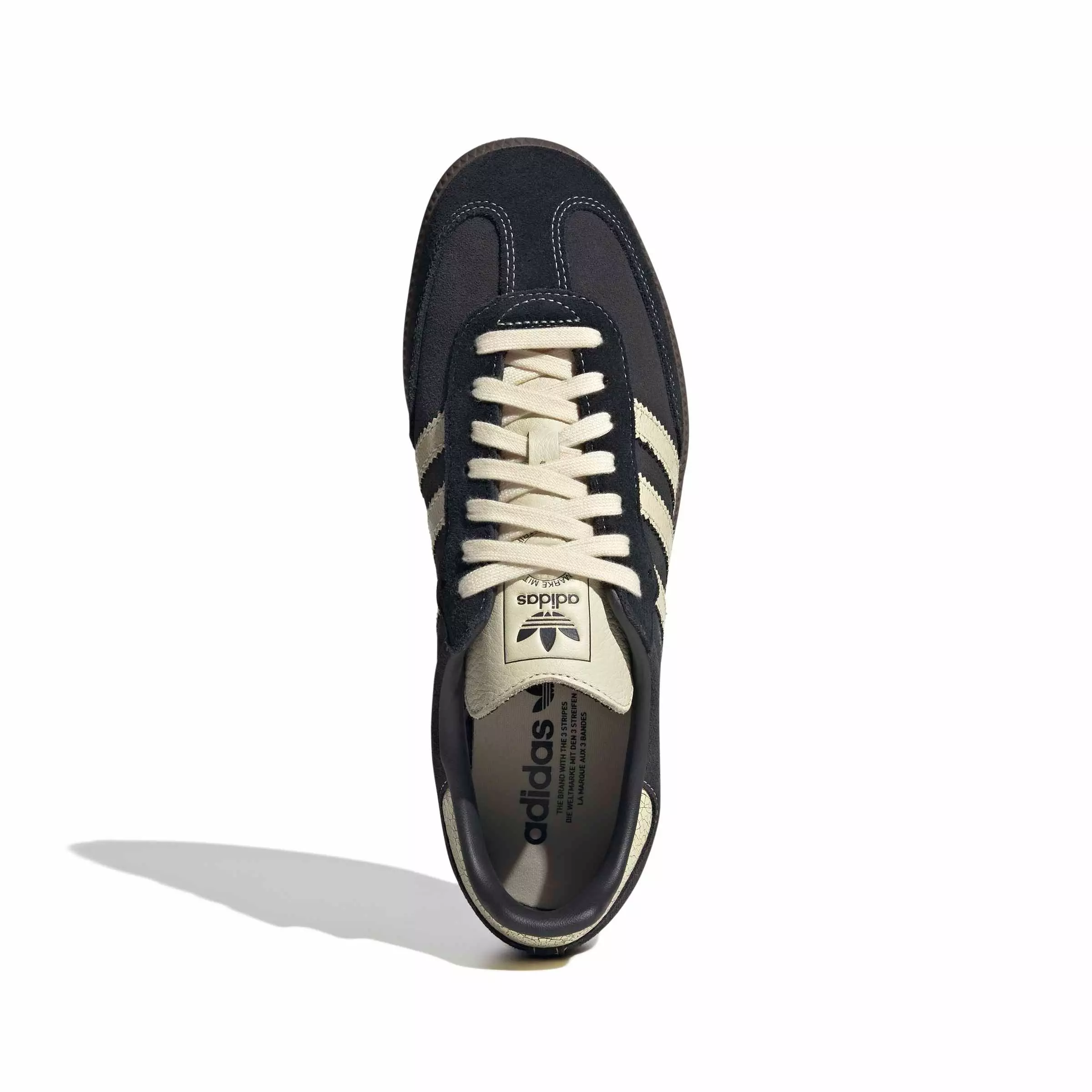 adidas Originals Samba OG "Carbon/Warm Vanilla/Gum 5" Men's Shoe - CARBON/VANILLA/GUM