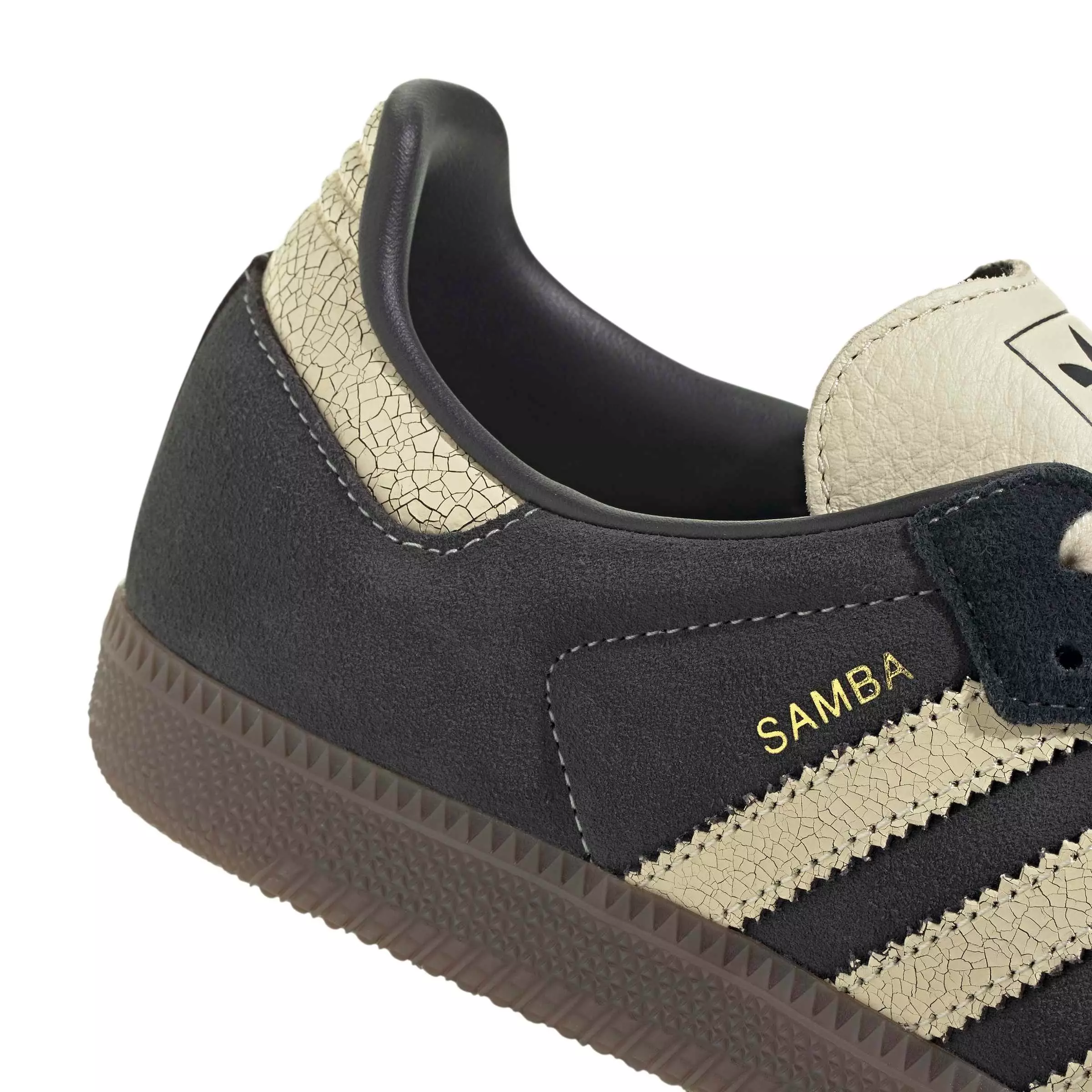adidas Originals Samba OG "Carbon/Warm Vanilla/Gum 5" Men's Shoe - CARBON/VANILLA/GUM