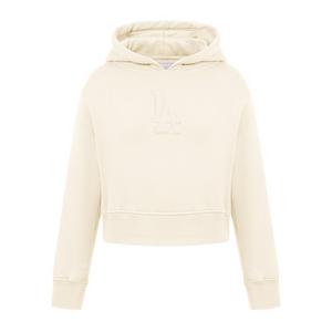 Pro Standard Big Girls' MLB Los Angeles Dodgers Neutral Fleece Pullover Hoodie -Cream