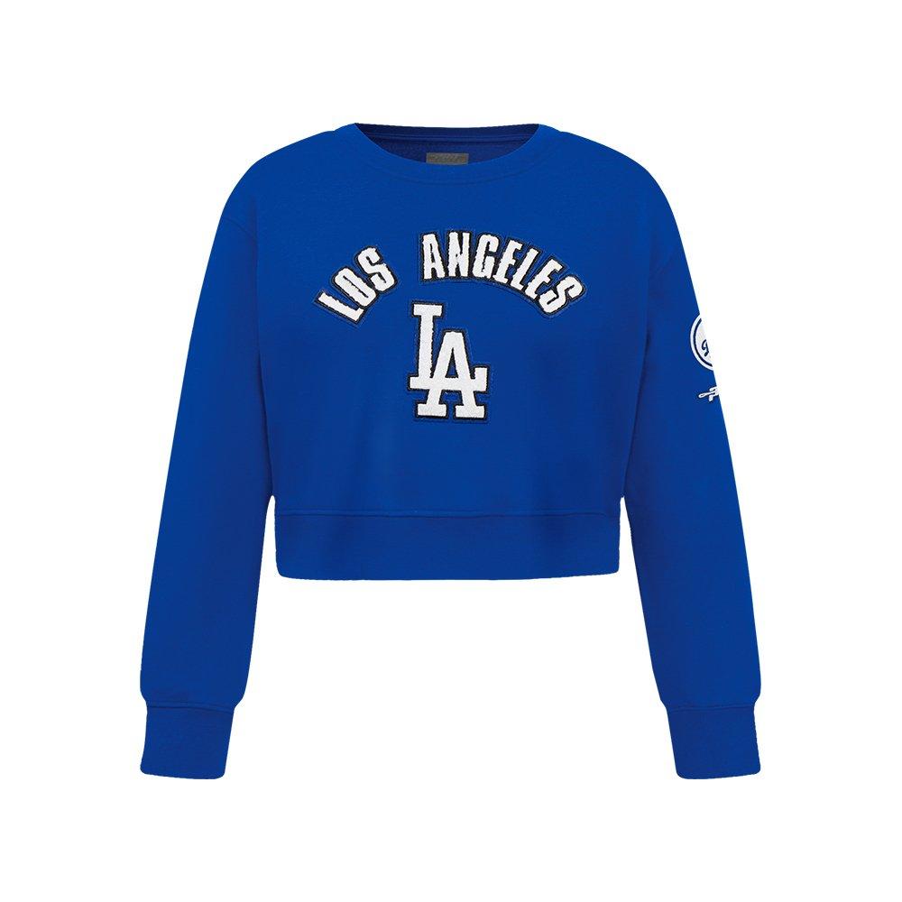 Pro Standard MLB Los Angeles Dodgers Classic Big Girls' Blue Fleece Crewneck