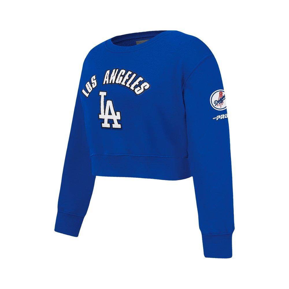 Pro Standard MLB Los Angeles Dodgers Classic Big Girls' Blue Fleece Crewneck