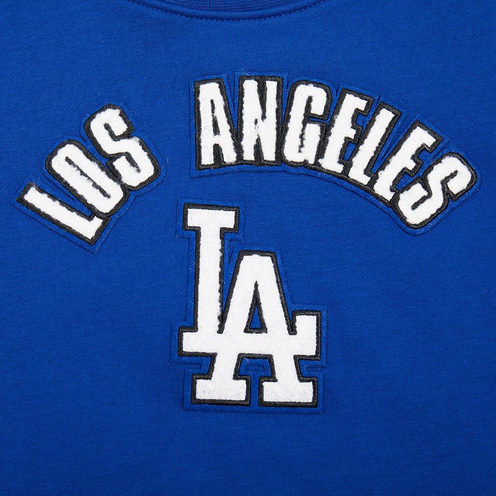 Pro Standard MLB Los Angeles Dodgers Classic Big Girls' Blue Fleece Crewneck