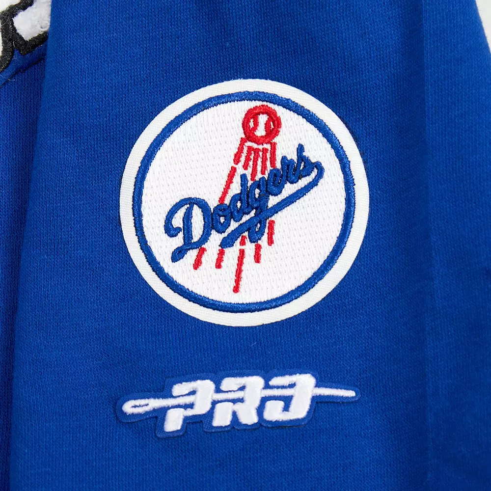 Pro Standard Big Girls' MLB Los Angeles Dodgers Classic Fleece Crewneck - Blue - BLUE