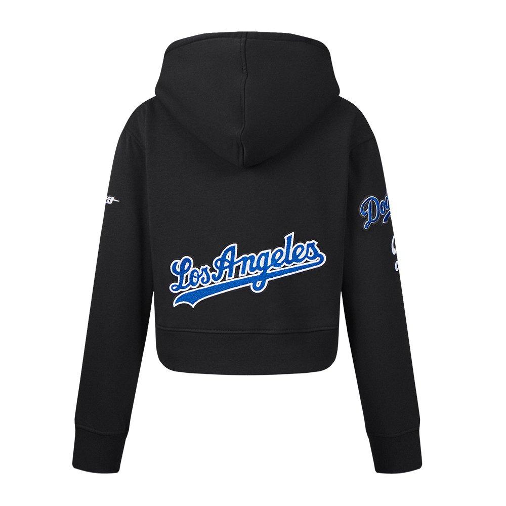 Pro Standard MLB Los Angeles Dodgers Classic Big Girls' Black Fleece PO Hoodie