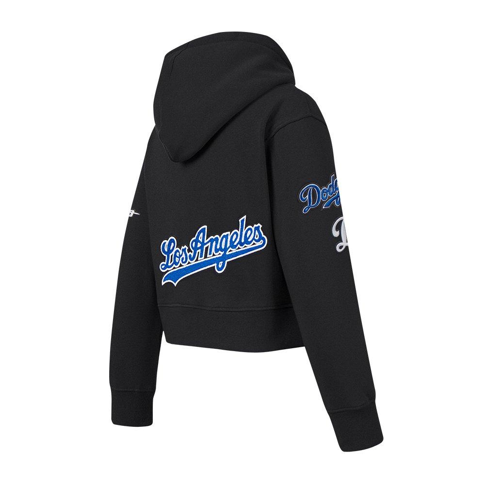 Pro Standard MLB Los Angeles Dodgers Classic Big Girls' Black Fleece PO Hoodie