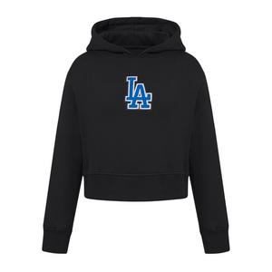 Pro Standard Big Girls' MLB Los Angeles Dodgers Classic Fleece Po Hoodie -Black