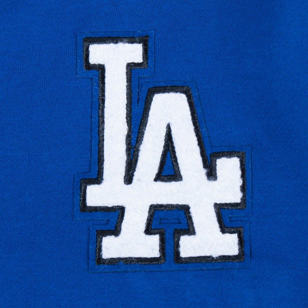 Pro Standard Big Girls' MLB Los Angeles Dodgers Classic Fleece Full-Zip Jacket - Blue - BLUE Thumbnail View 5